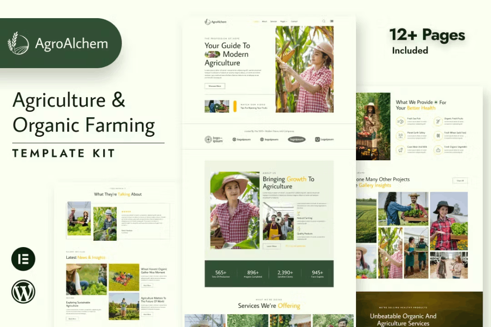 Agroalchem – Agriculture & Organic Farming Elementor Pro Template Kit Agroalchem – Agriculture & Organic Farming Elementor Pro Template Kit