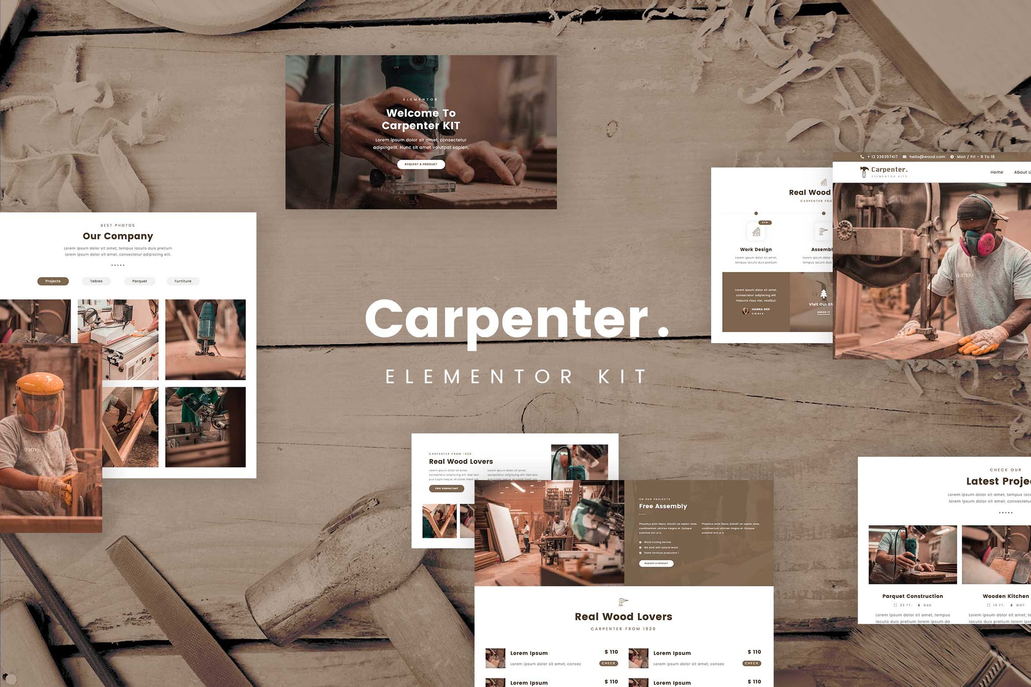 Ash – Carpenter Template Kit