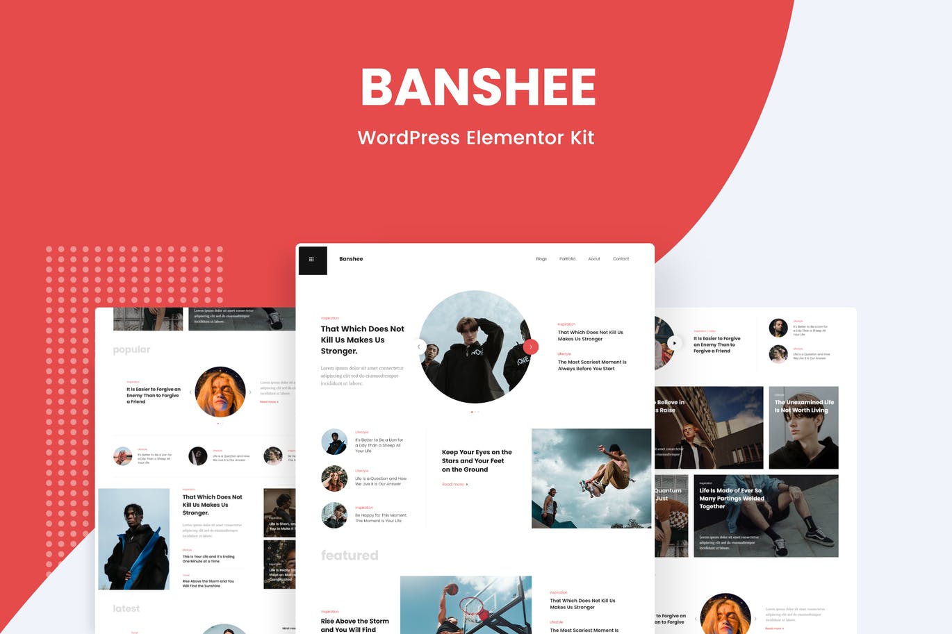 Banshee – News & Magazine Wordpress Elementor Template Kit