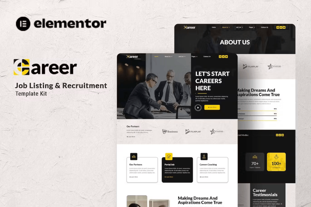 Career – Job Recruitment Elementor Template Kit