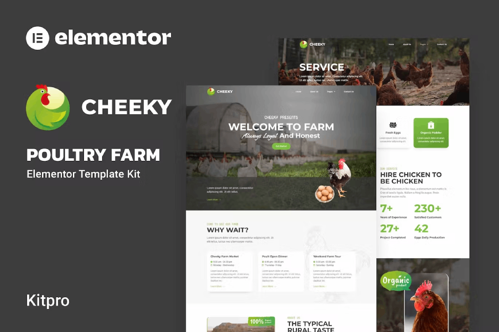 Cheeky – Poultry Farm Elementor Template Kit Cheeky – Poultry Farm Elementor Template Kit