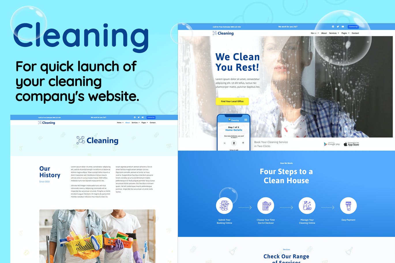 Cleaning – Small Business Template Kit