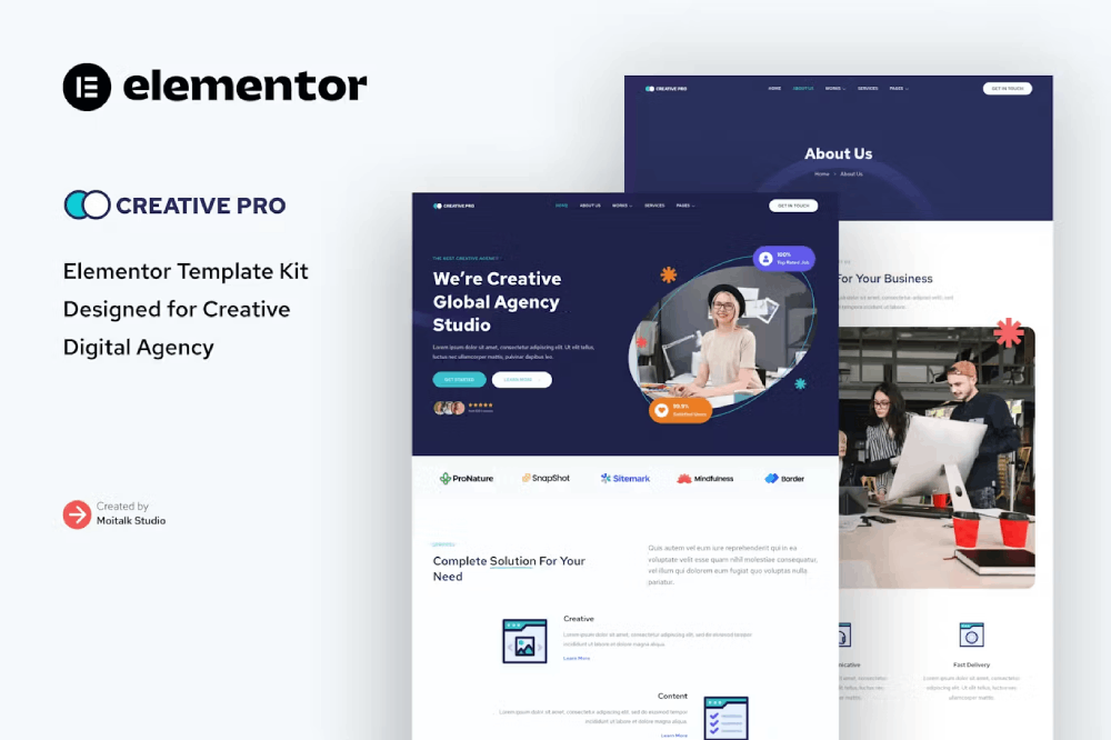 Creativepro – Creative Agency Studio Elementor Template Kit Creativepro – Creative Agency Studio Elementor Template Kit