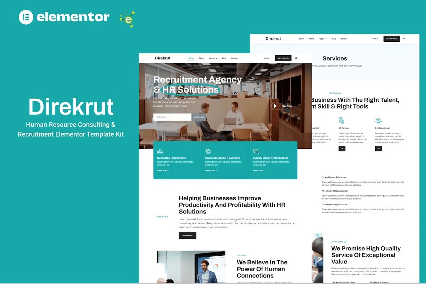 Direkrut – Human Resource Consulting And Recruitment Kit Direkrut – Human Resource Consulting And Recruitment Kit