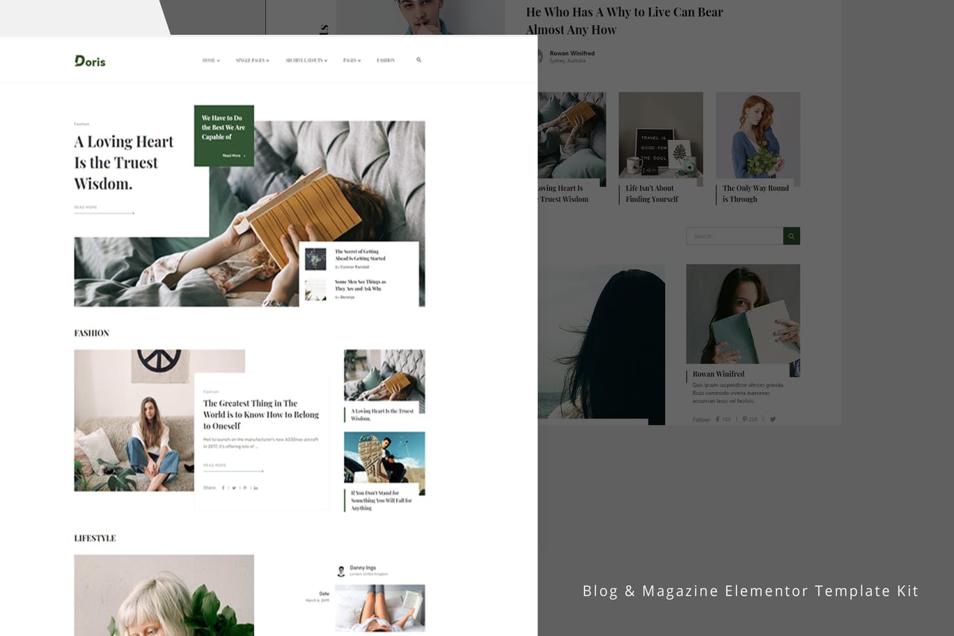 Doris – Blog & Magazine Template Kit