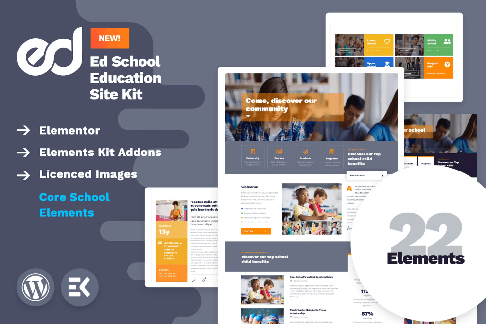 Edschool – Education Template Kit