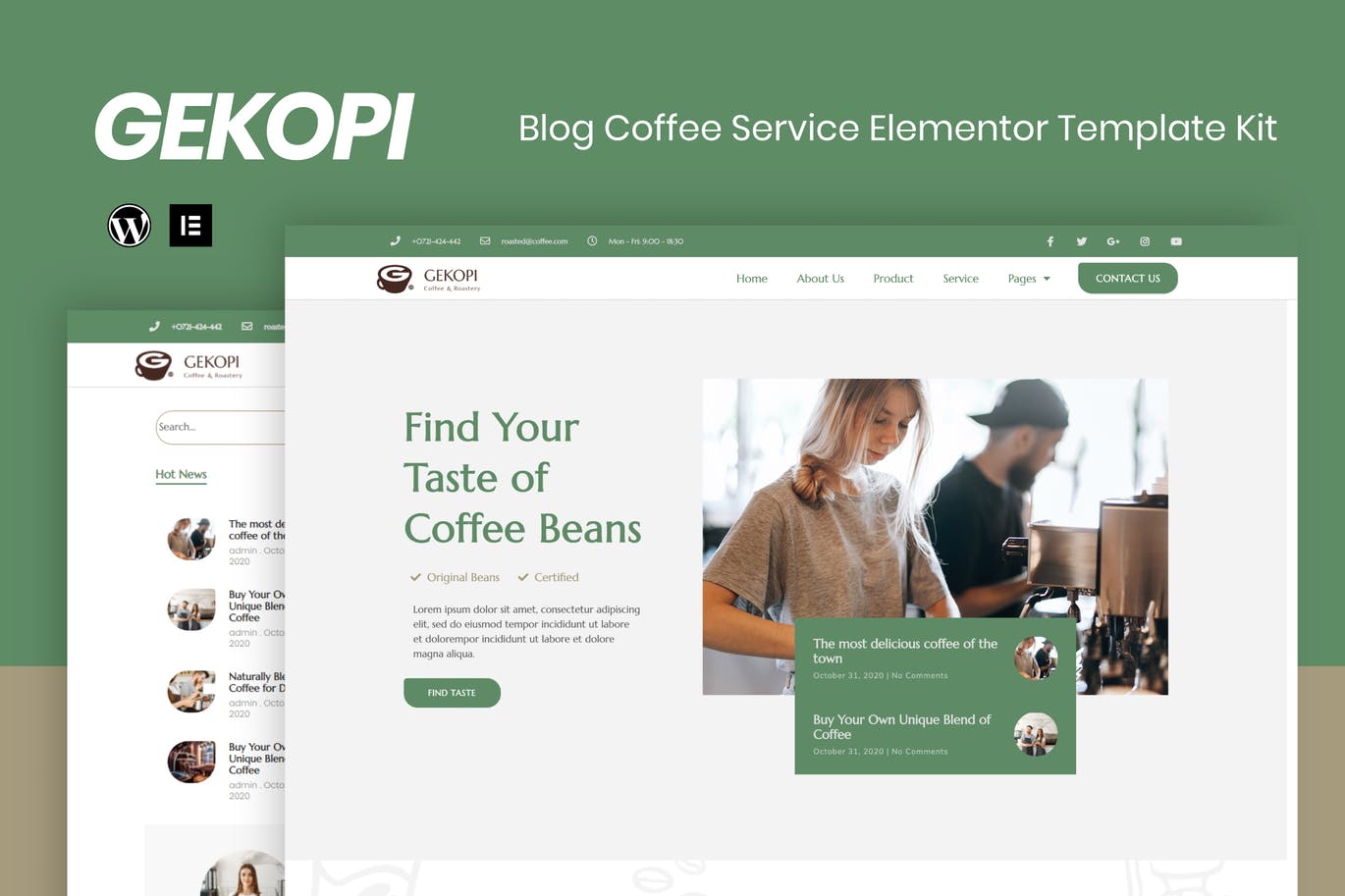 Gekopi – Coffee Shop Blog Elementor Template Kit Gekopi – Coffee Shop Blog Elementor Template Kit