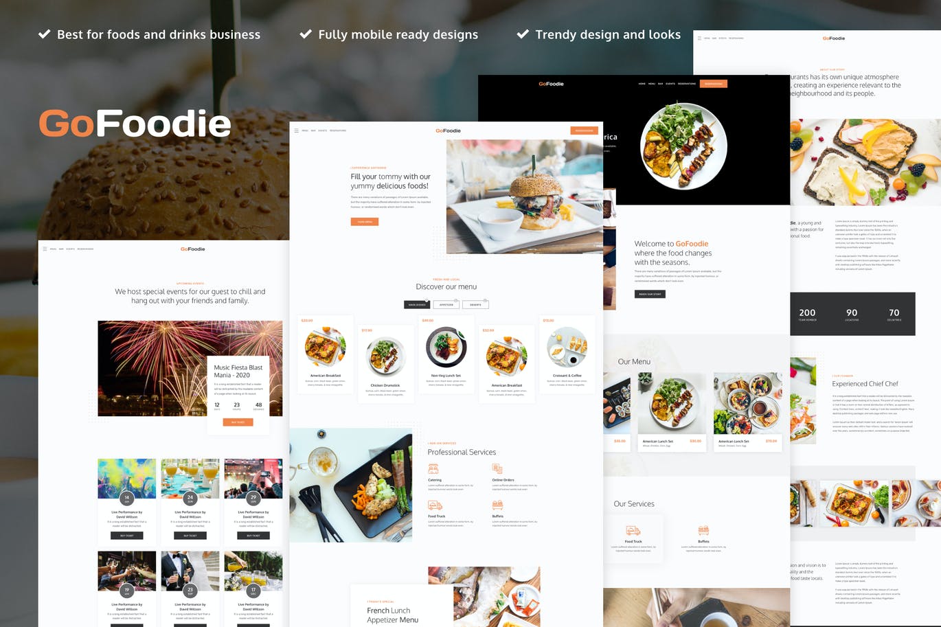 Gofoodie – A Premium Template Kits For Elementor