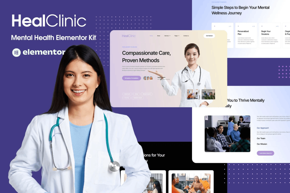 Healclinic – Health Care Center Elementor Kit Template