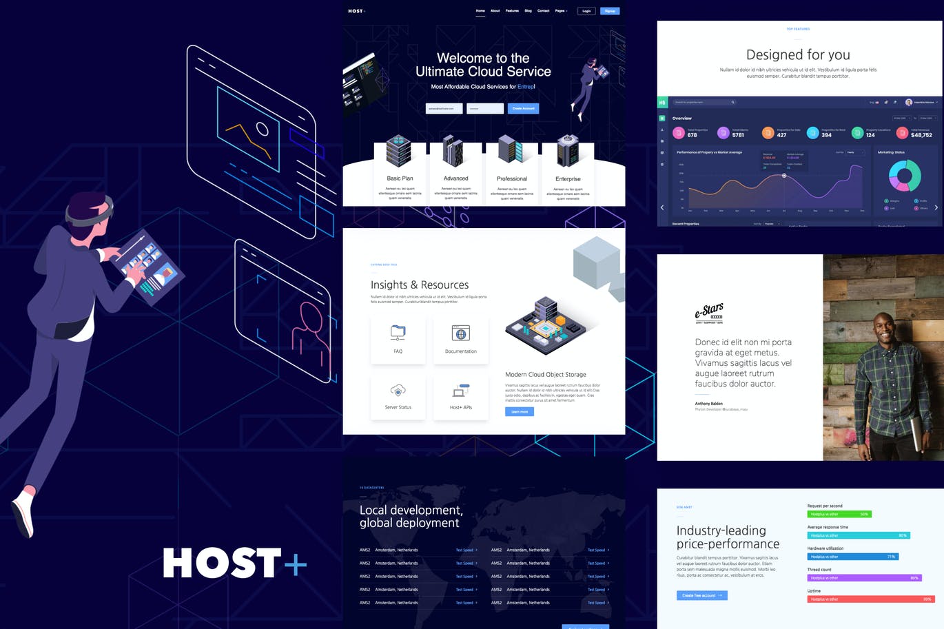 Hostplus – Hosting Services Template Kit