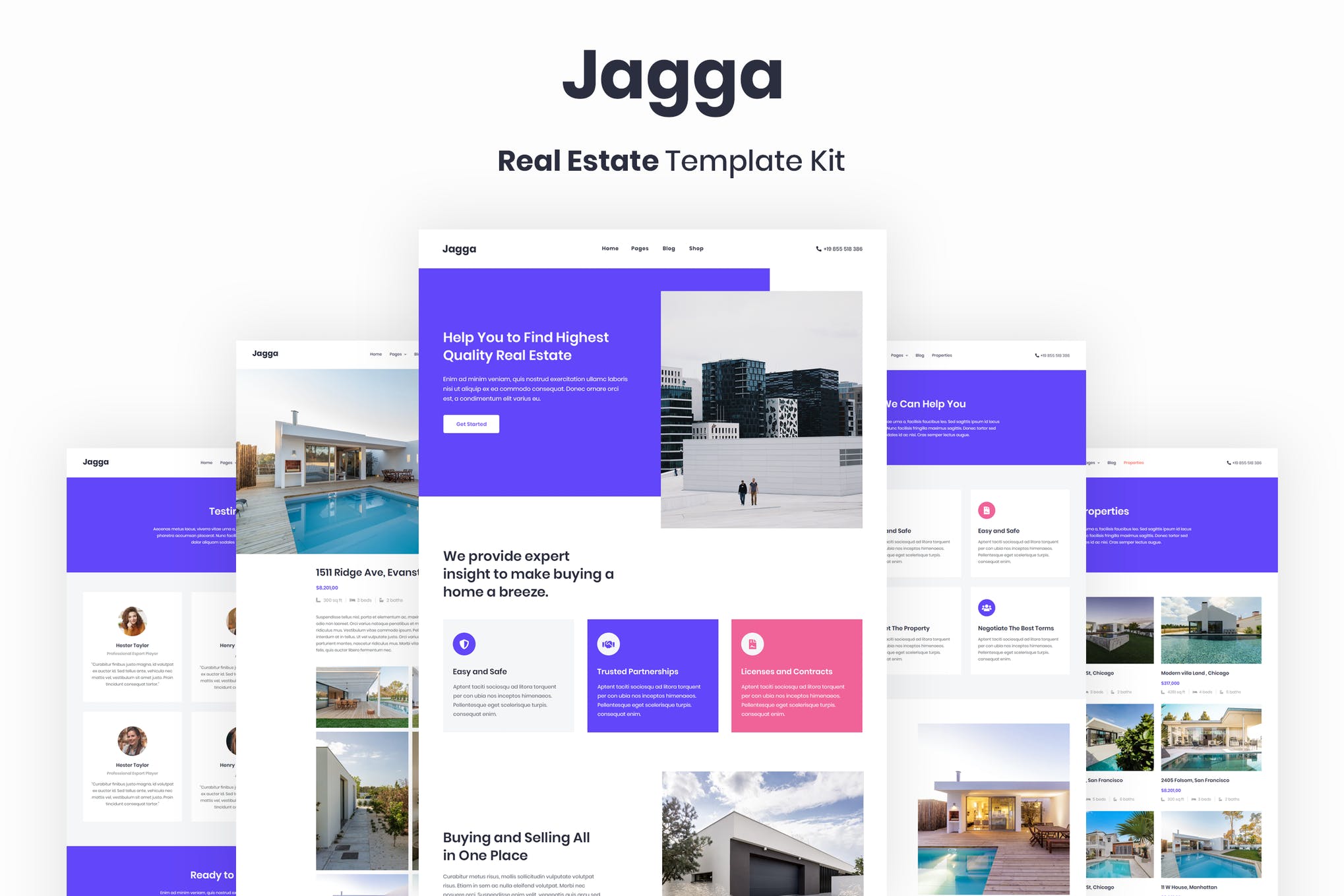 Jagga – Real Estate Template Kit Jagga – Real Estate Template Kit