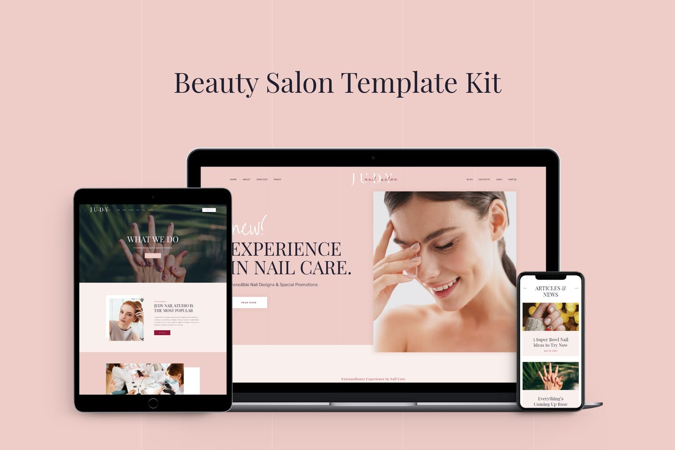 Judy – Beauty Salon Template Kit