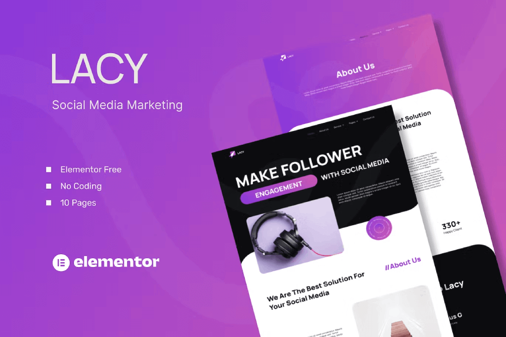 Lacy – Social Media Marketing Template Kit