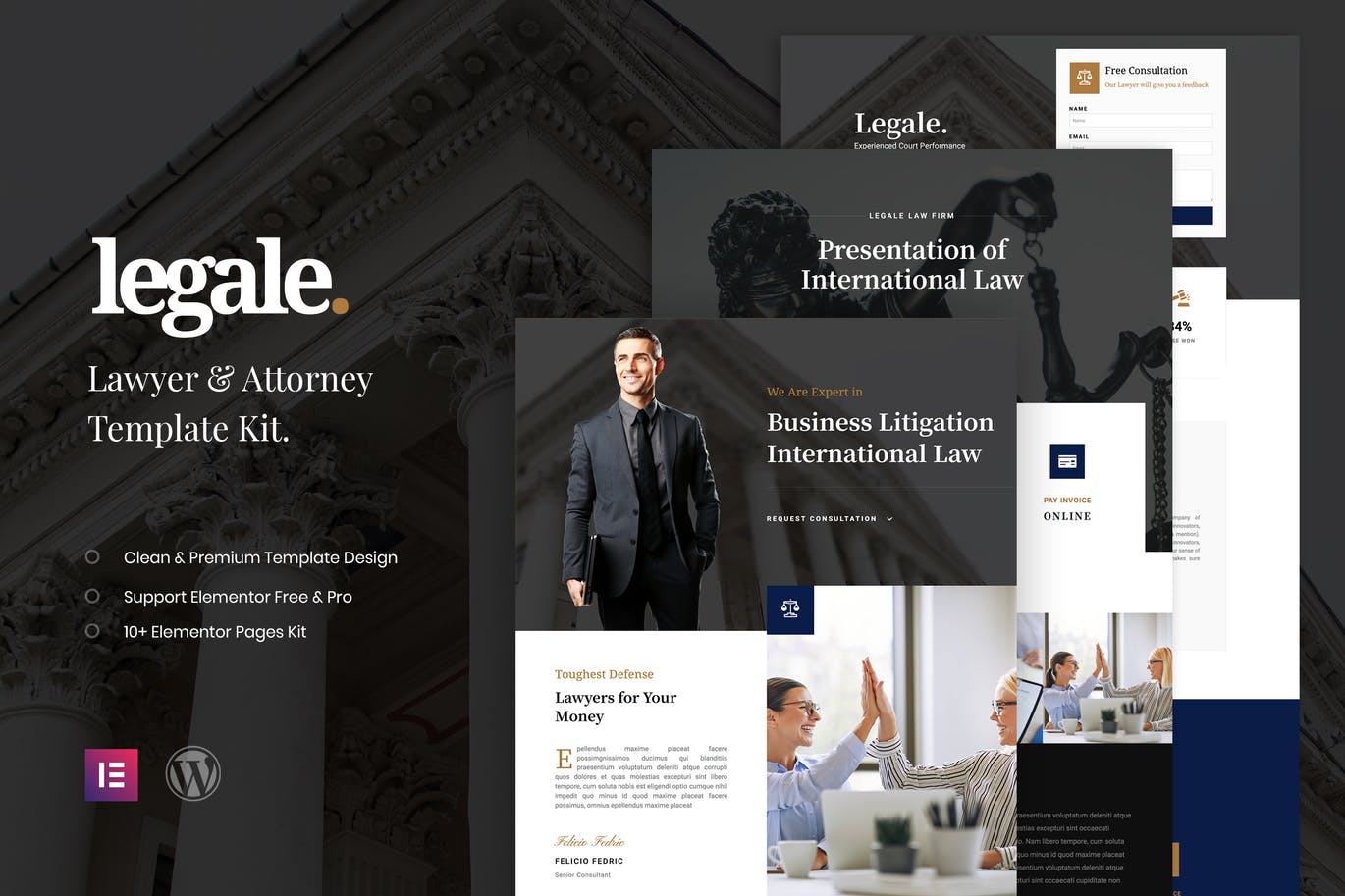 Legale – Lawyer & Law Firm Template Kit