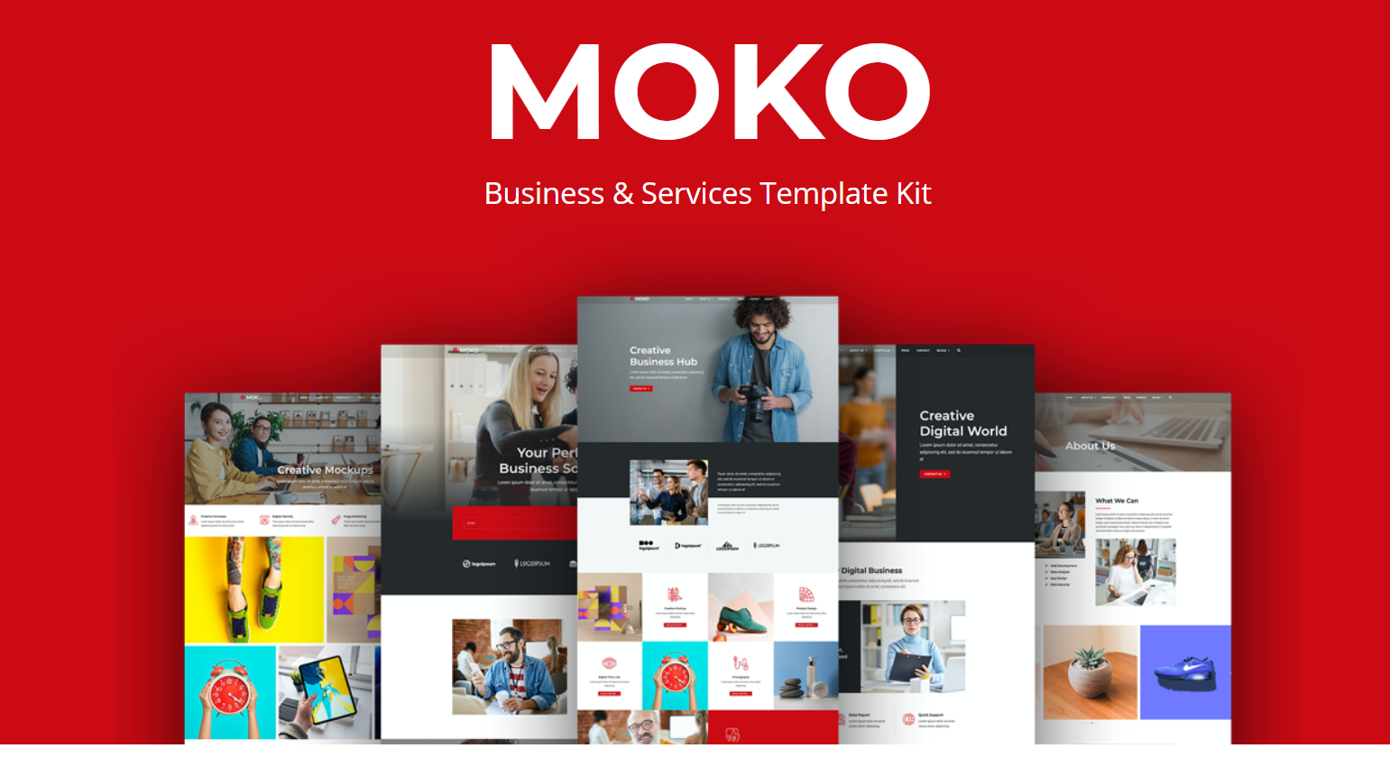 Moko – Business & Services Elementor Template Kit