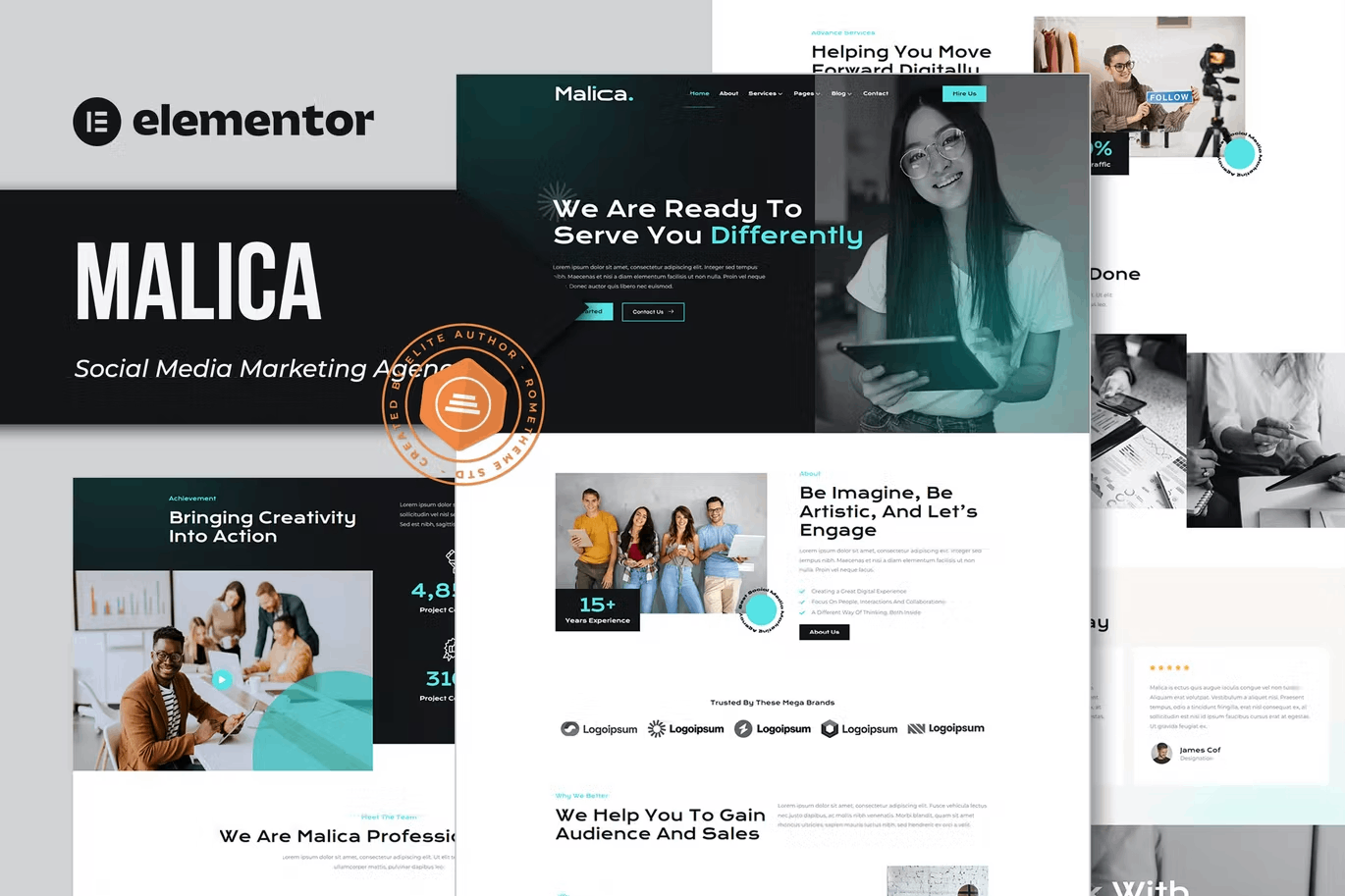 Malica – Social Media Marketing Agency Elementor Template Kit Malica – Social Media Marketing Agency Elementor Template Kit