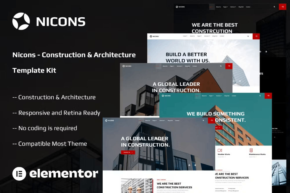 Nicons – Construction & Architecture Template Kit