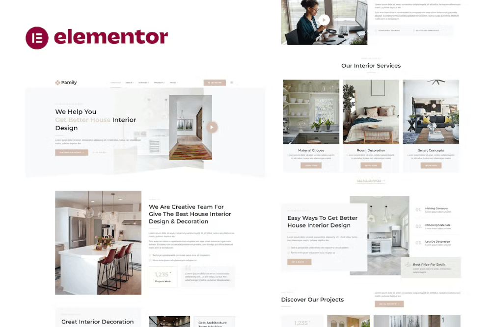 Pamily – House Interior Design Elementor Template Kit Pamily – House Interior Design Elementor Template Kit