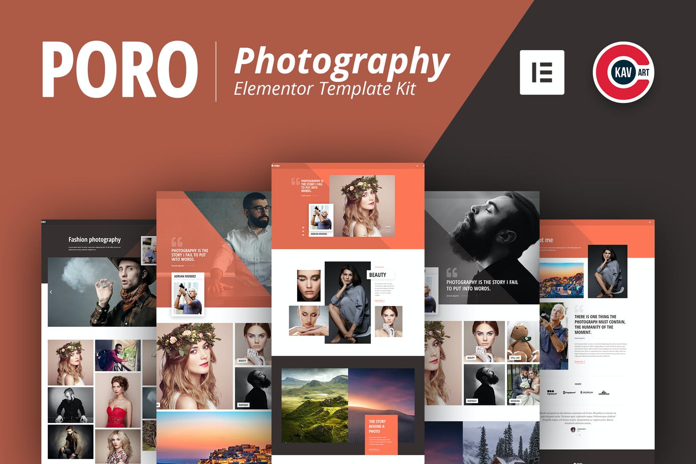 Poro – Photography Template Kit