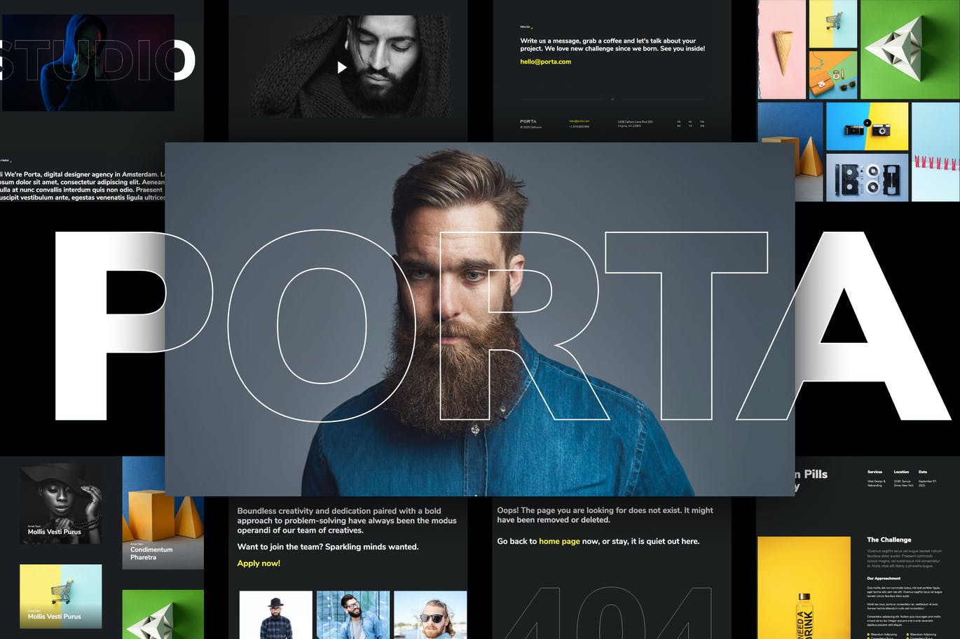 Porta – Creative Portfolio Template Kit
