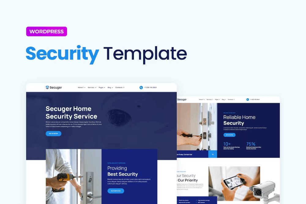 Secuger – Home Security Elementor Pro Template Kit Secuger – Home Security Elementor Pro Template Kit