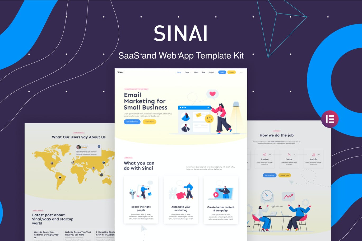 Sinai – Saas And Web App Template Kit