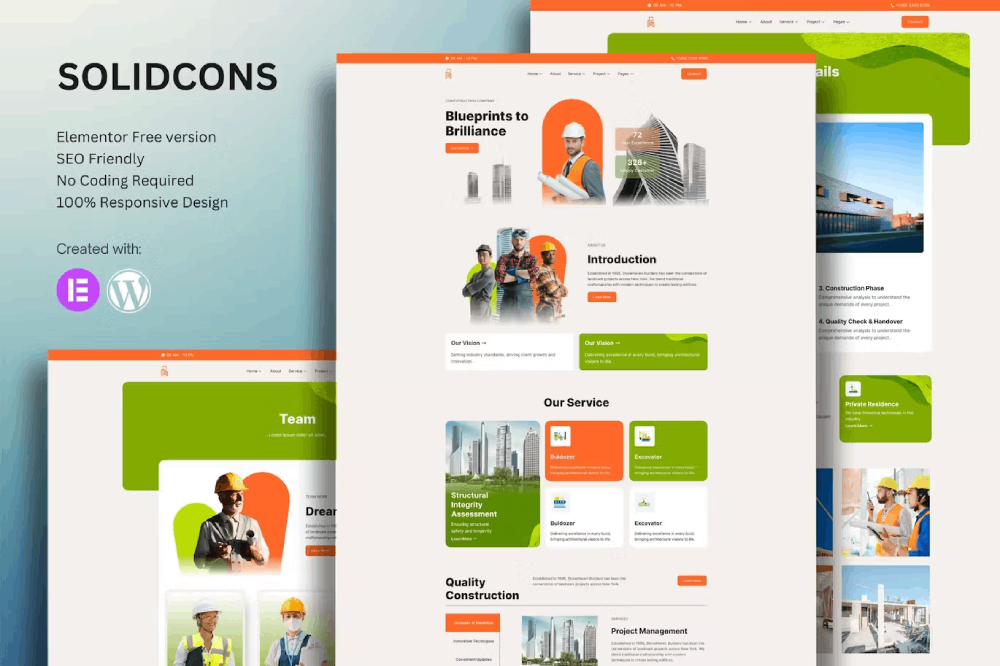 Solidcons – Construction And Industry Elementor Template Kit Solidcons – Construction And Industry Elementor Template Kit