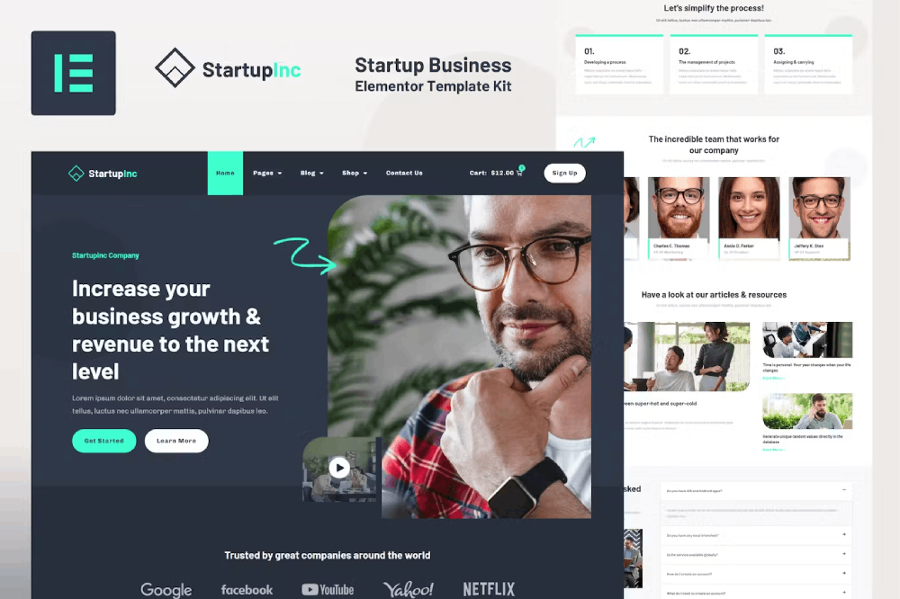 Startupinc – Startup Business Elementor Pro Template Kit Startupinc – Startup Business Elementor Pro Template Kit