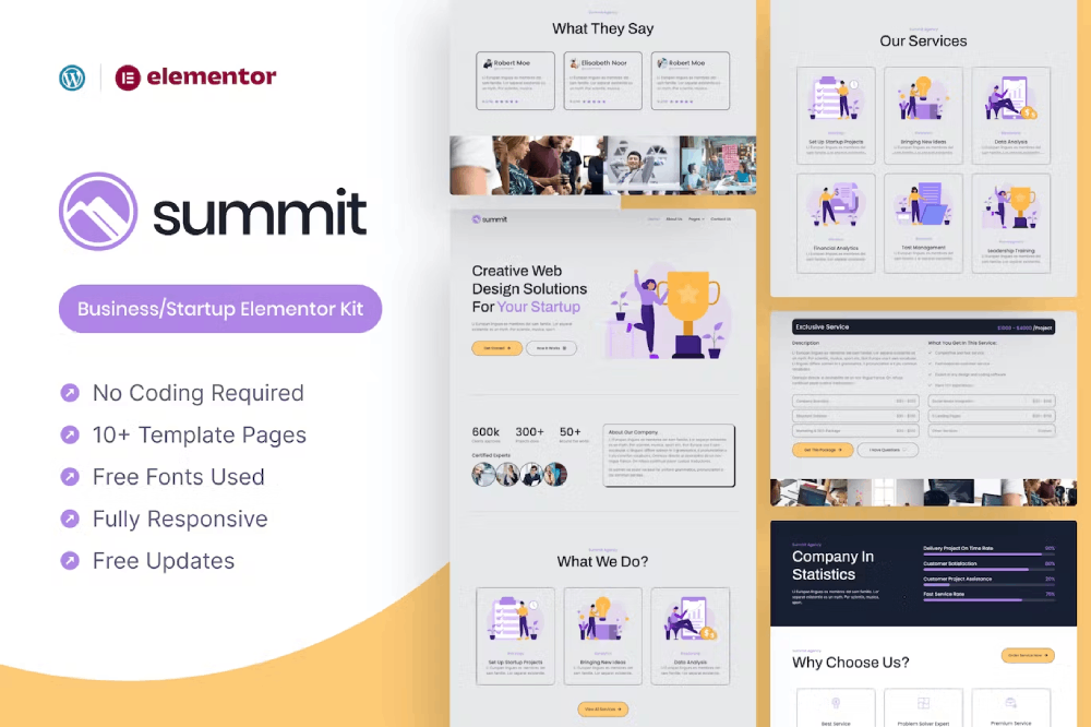 Summit – Business And Startup Template Kit