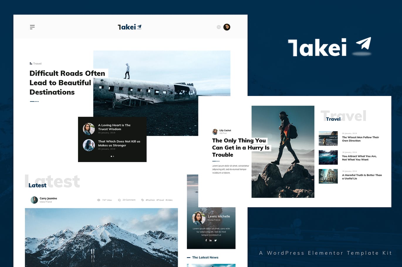 Takei – News & Magazine Template Kit (15 Templates)