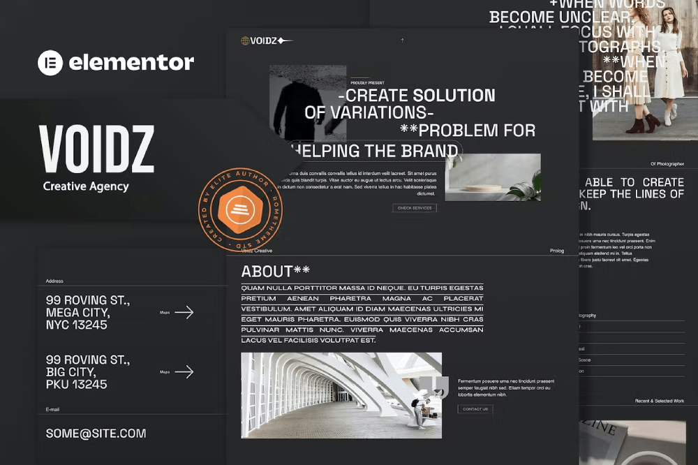 Voidz – Creative Agency Elementor Template Kit Voidz – Creative Agency Elementor Template Kit