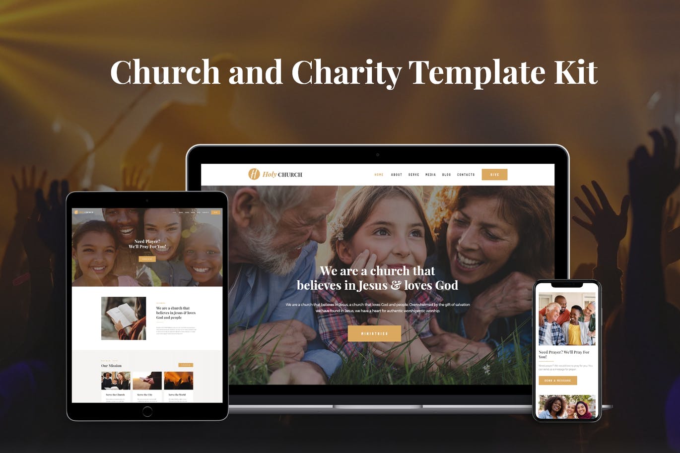 Holy – Church & Charity Template Kit