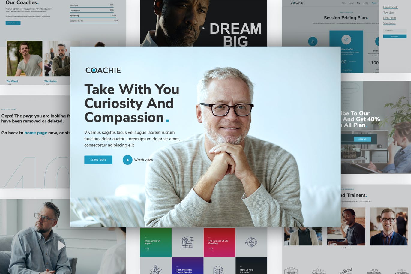 Coachie – Life Coach Template Kit