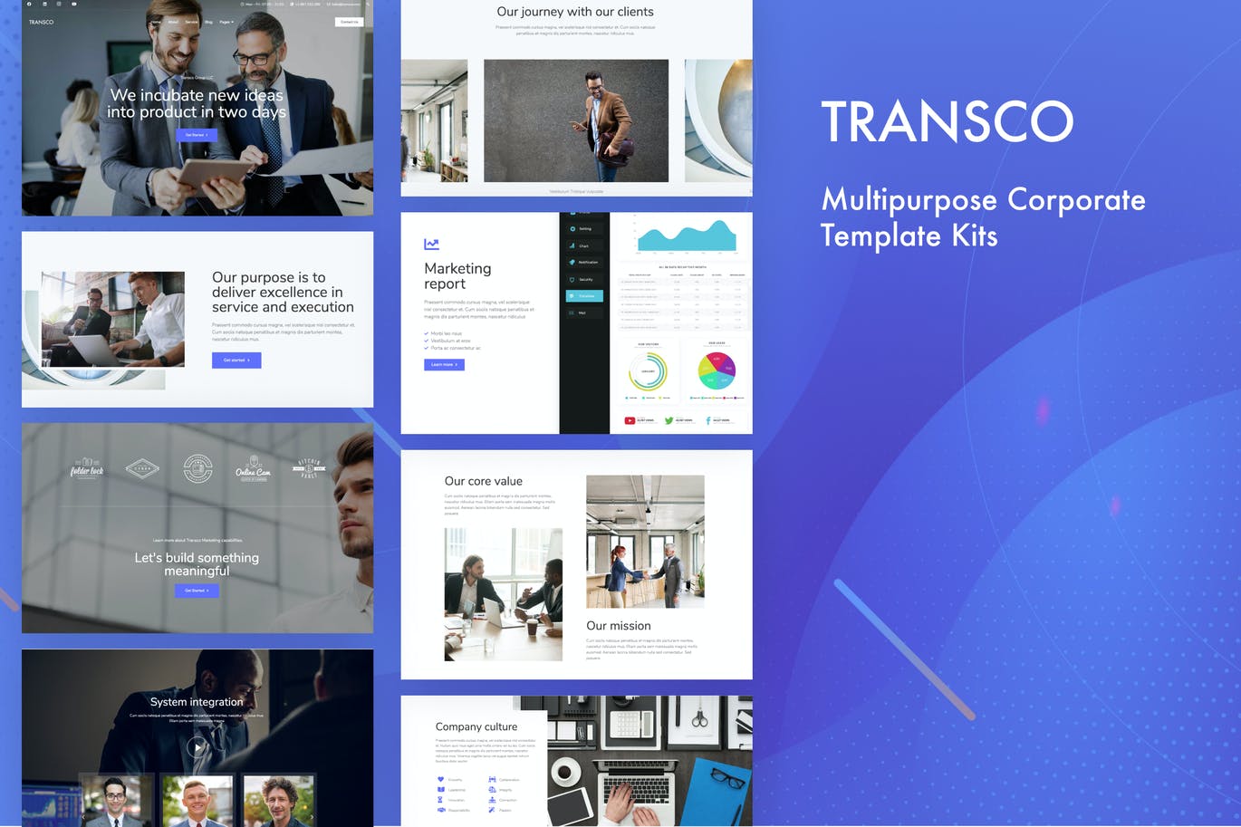Transco – Business Template Kit