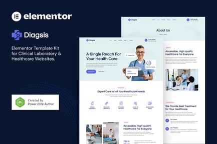Diagsis – Clinical Laboratory & Healthcare Elementor Template Kit Diagsis – Clinical Laboratory & Healthcare Elementor Template Kit