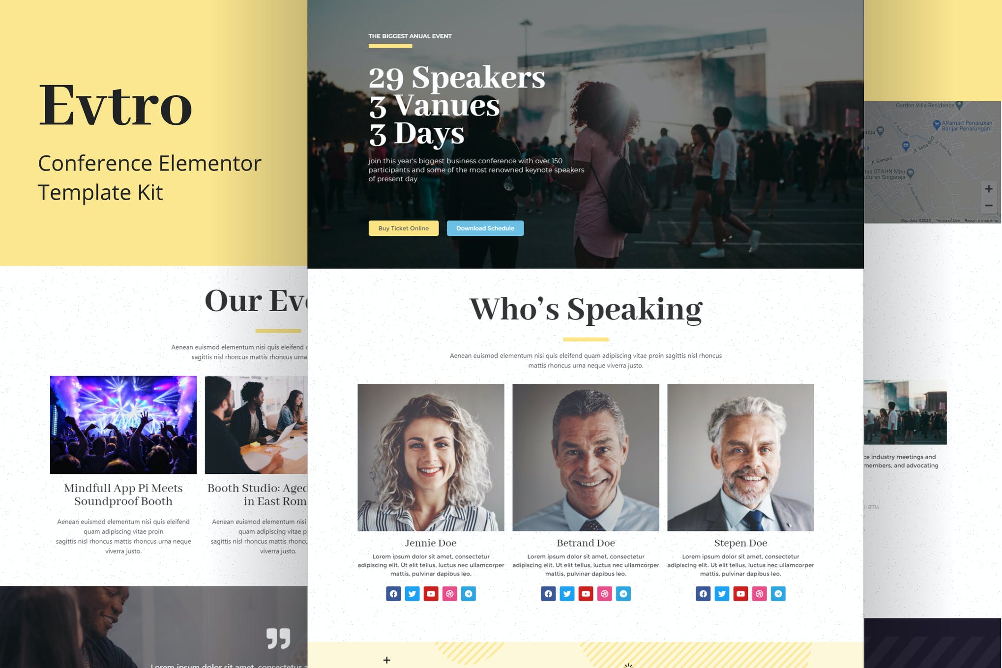 Evtro – Conference Template Kit Evtro – Conference Template Kit