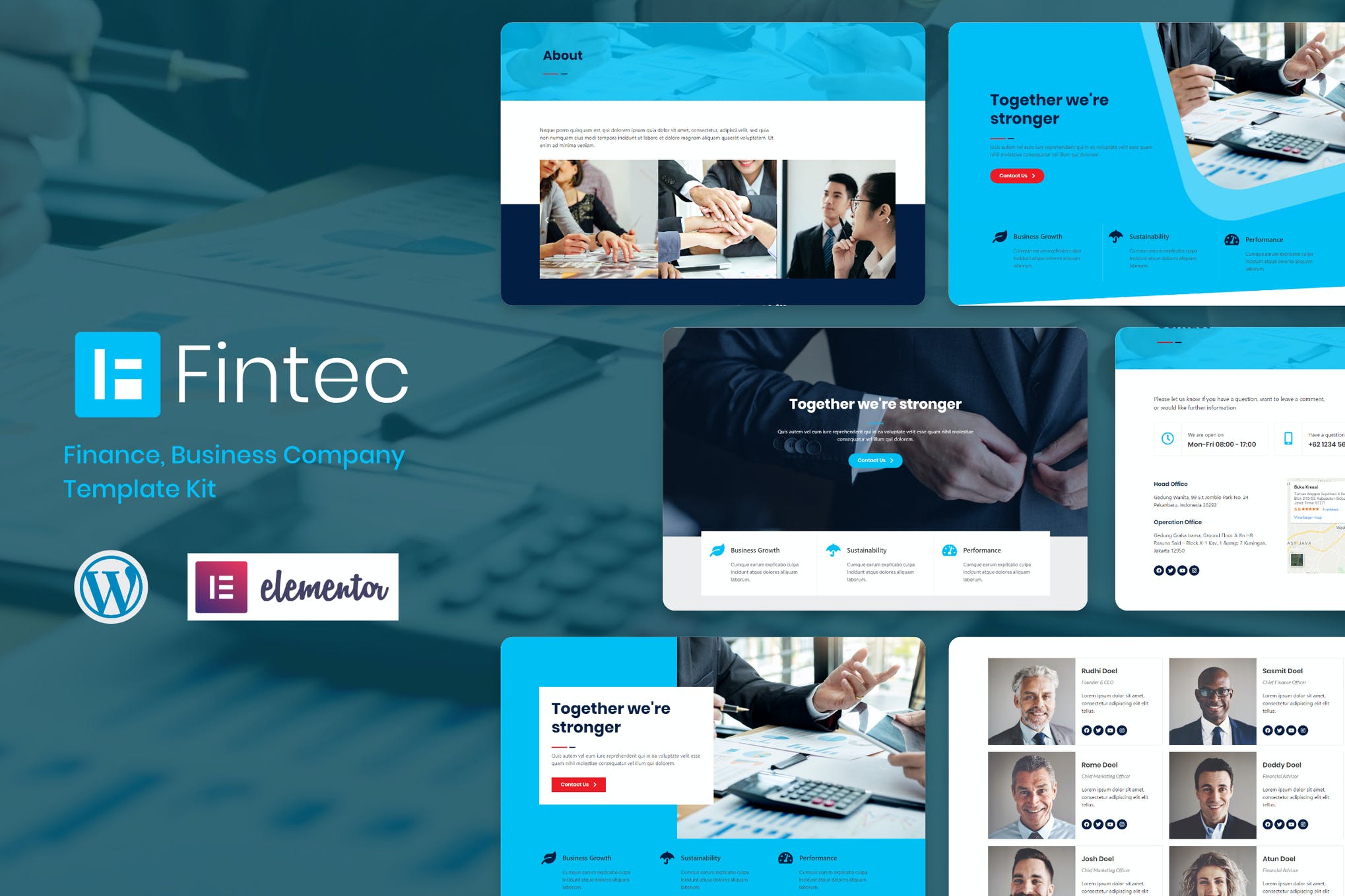 Fintec – Finance, Business Company Elementor Template Kit Fintec – Finance, Business Company Elementor Template Kit