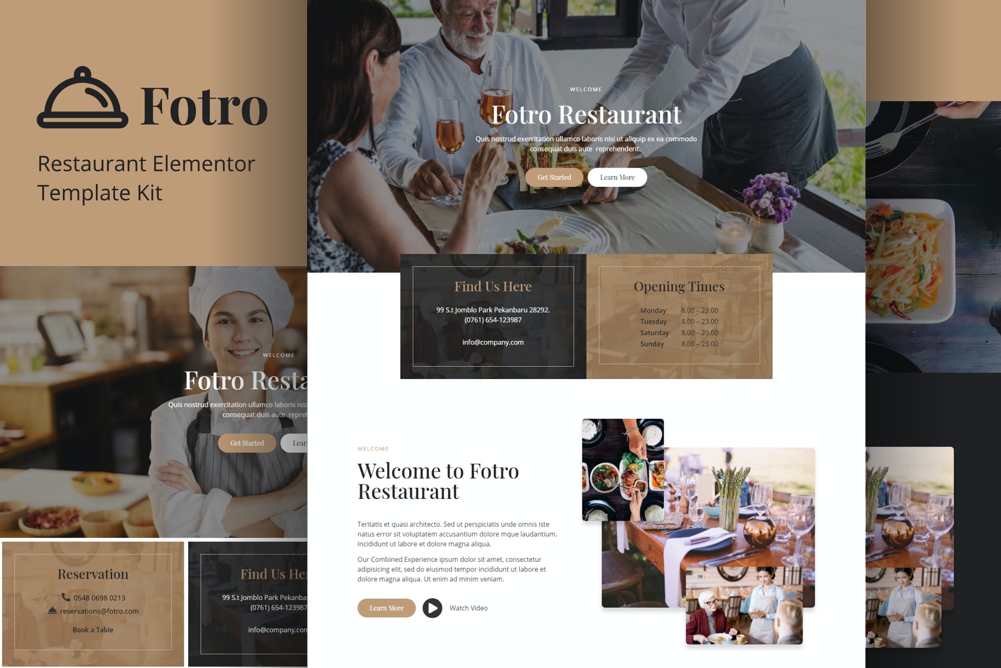 Fotro – Food & Restaurant Elementor Template Kit