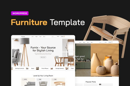 Furnix – Ecommerce Store Elementor Pro Template Kit