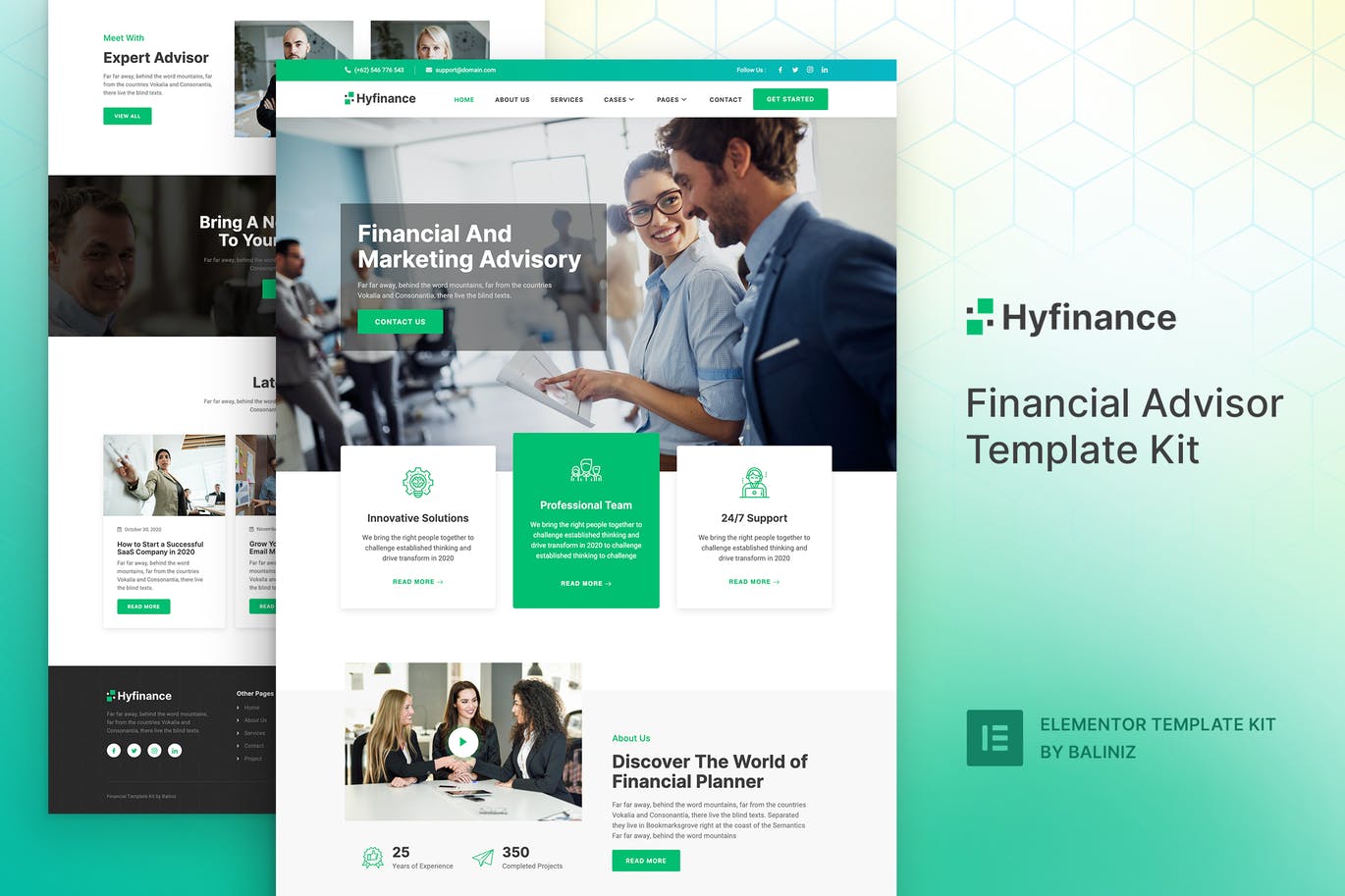 Hyfinance – Financial Advisor Elementor Template Kit Hyfinance – Financial Advisor Elementor Template Kit