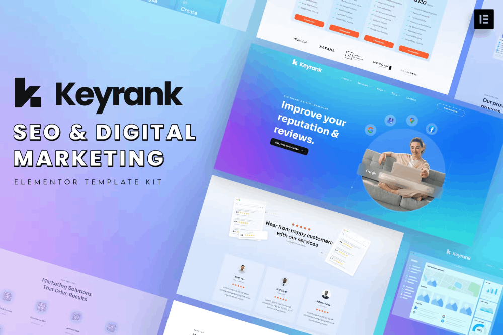 Keyrank – Seo & Digital Marketing Agency Template Kit Keyrank – Seo & Digital Marketing Agency Template Kit