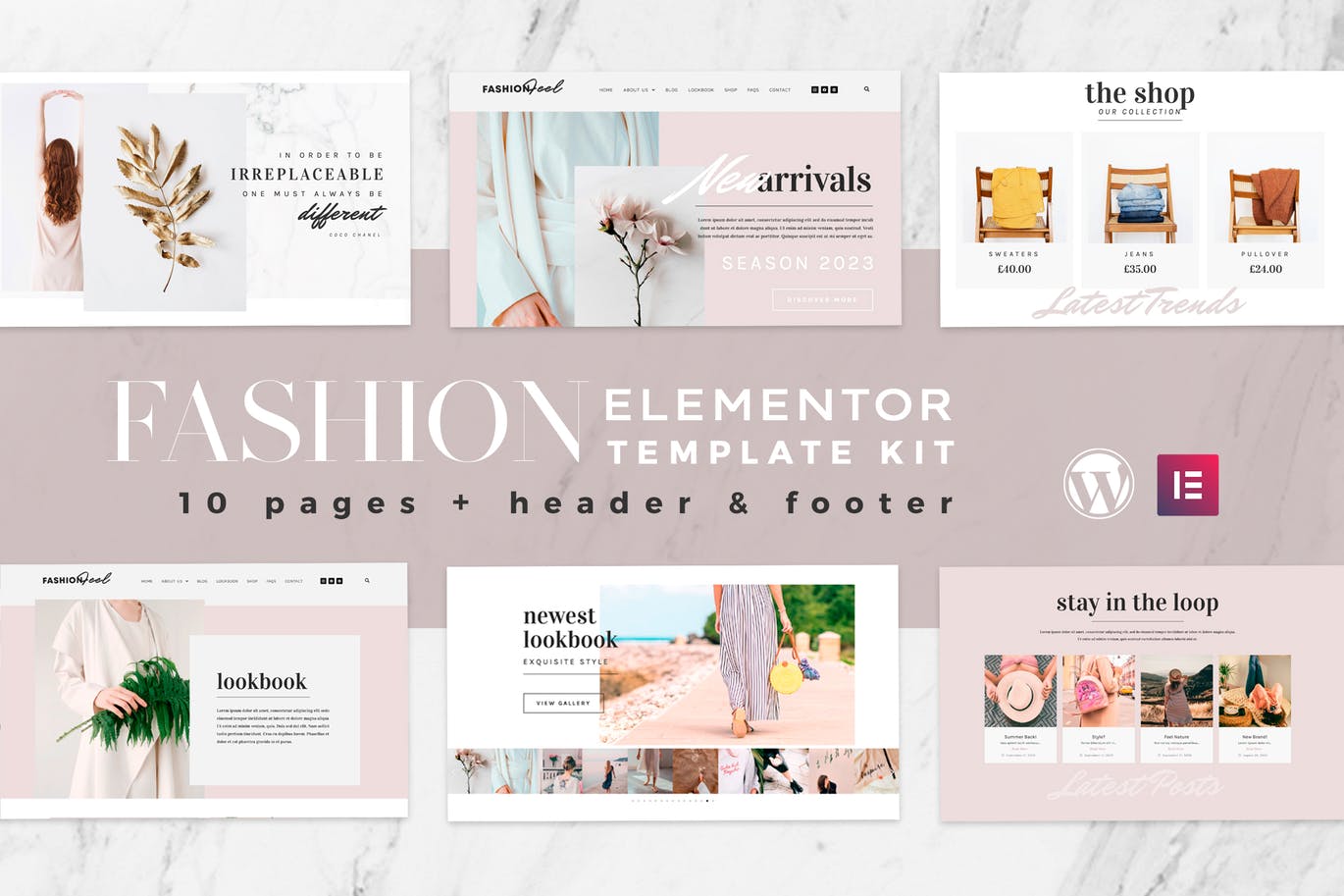 Fashion Feel – Woocommerce Elementor Template Kit