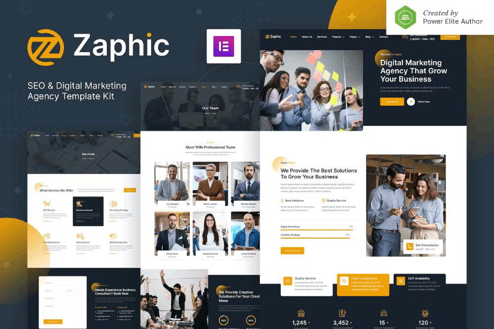 Zaphic – Seo & Digital Marketing Agency Elementor Template Kit Zaphic – Seo & Digital Marketing Agency Elementor Template Kit