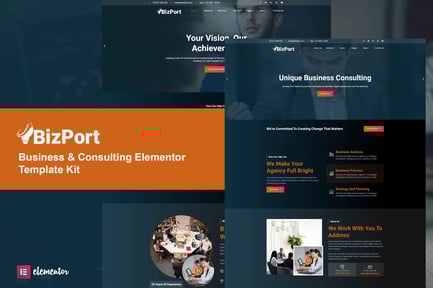 Bizport – Business & Consulting Elementor Template Kit Bizport – Business & Consulting Elementor Template Kit