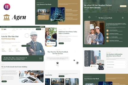 Agen – Real Estate & Property Developer Elementor Template Kit Agen – Real Estate & Property Developer Elementor Template Kit