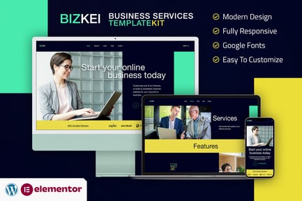 Bizkei | Business & Services Elementor Template Kit Bizkei | Business & Services Elementor Template Kit