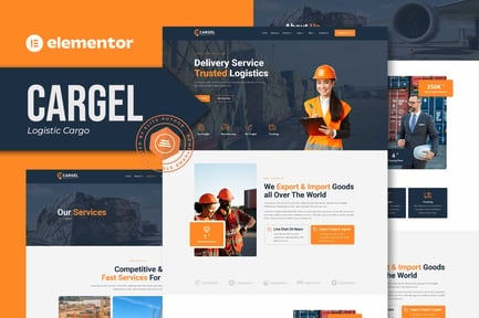 Cargel – Logistic Cargo Elementor Template Kit Cargel – Logistic Cargo Elementor Template Kit