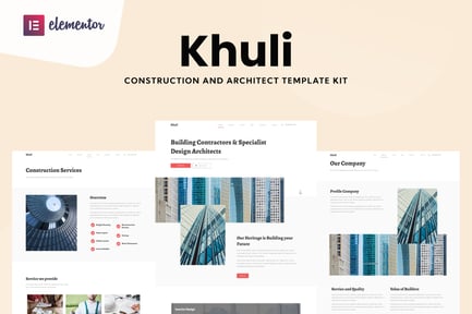 Khuli – Construction & Architecture Elementor Pro Template Kit