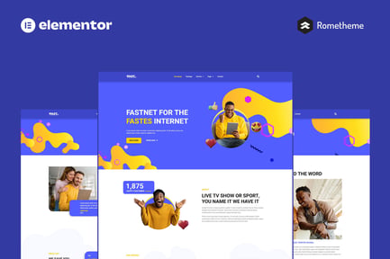 Fastnet – Broadband & Internet Elementor Pro Full Site Template Kit Fastnet – Broadband & Internet Elementor Pro Full Site Template Kit