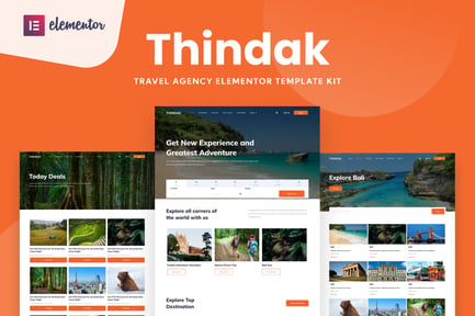 Thindak – Travel Agency Elementor Template Kit Thindak – Travel Agency Elementor Template Kit